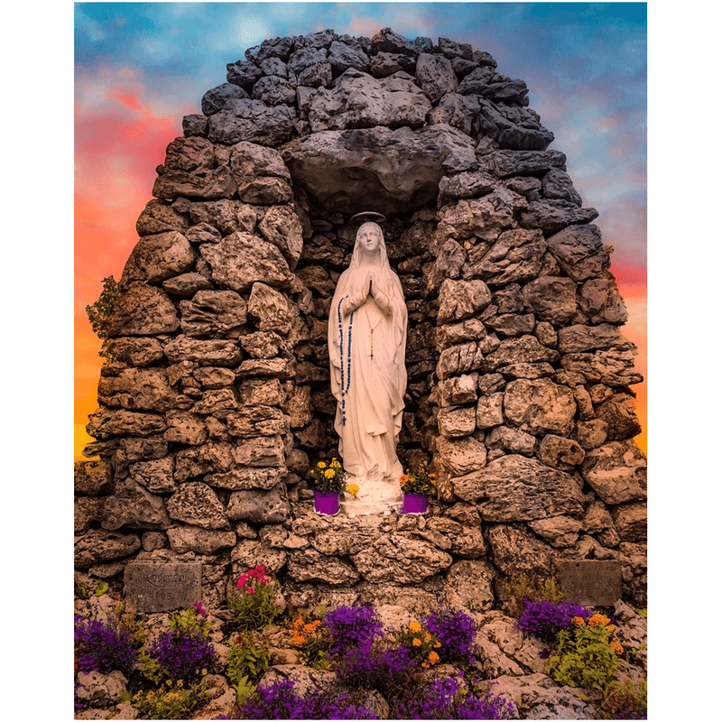 Print - Sancta Maria Grotto, Kilnamona, County Clare - James A. Truett - Moods of Ireland - Irish Art