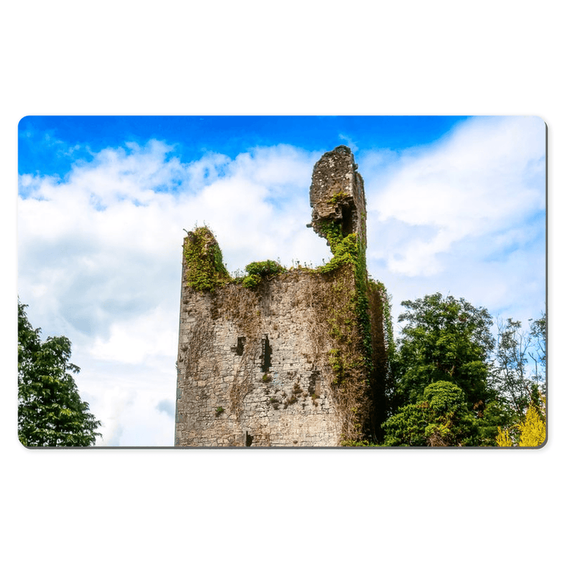 Desk Mat - Dangan Castle ruins, Ballynacally, County Clare - James A. Truett - Moods of Ireland - Irish Art