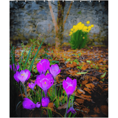 Shower Curtain - Rebirth of Irish Spring Wildflowers - James A. Truett - Moods of Ireland - Irish Art