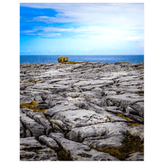 Print - Rocky Burren Coast of County Clare - James A. Truett - Moods of Ireland - Irish Art