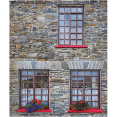 Shower Curtain - Stone Building in Carrigaholt, County Clare - James A. Truett - Moods of Ireland - Irish Art