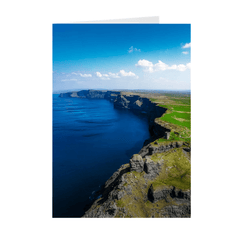 Folded Note Cards - Majestic Cliffs of Moher from Hag's Head, County Clare - James A. Truett - Moods of Ireland - Irish Art