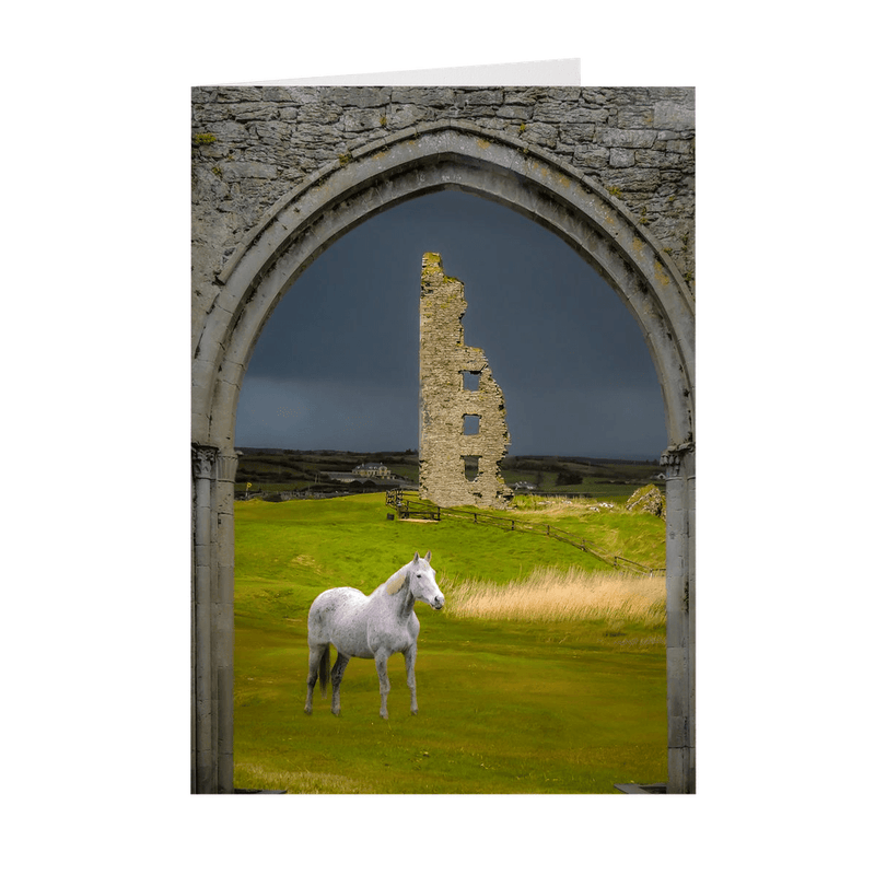 Folded Note Cards - Dough Castle in Lahinch, County Clare - James A. Truett - Moods of Ireland - Irish Art