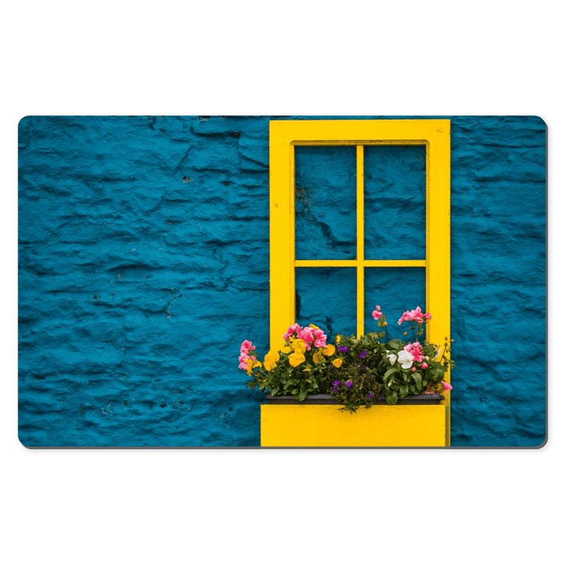 Desk Mat - New Face on Old Brick Wall, Ennistymon, County Clare - James A. Truett - Moods of Ireland - Irish Art