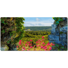 Desk Mat - Secret Irish Garden, County Clare - James A. Truett - Moods of Ireland - Irish Art