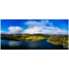 Panorama Print - Killone Abbey and Lake on Newhall Estate, County Clare - James A. Truett - Moods of Ireland - Irish Art