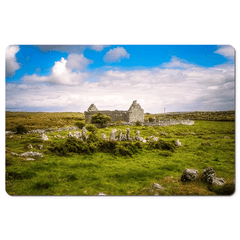 Desk Mat - Ruins of Carran Church, in the Burren, County Clare - James A. Truett - Moods of Ireland - Irish Art