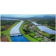 Desk Mat - O'Briensbridge, County Clare - James A. Truett - Moods of Ireland - Irish Art