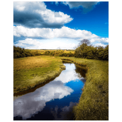 Print - Tranquil Winding Brook, County Clare - James A. Truett - Moods of Ireland - Irish Art
