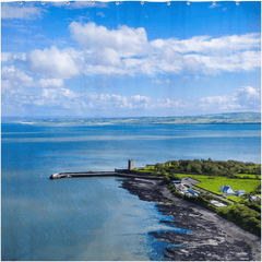 Shower Curtain - Carrigaholt Castle on the Shannon Estuary, County Clare - James A. Truett - Moods of Ireland - Irish Art