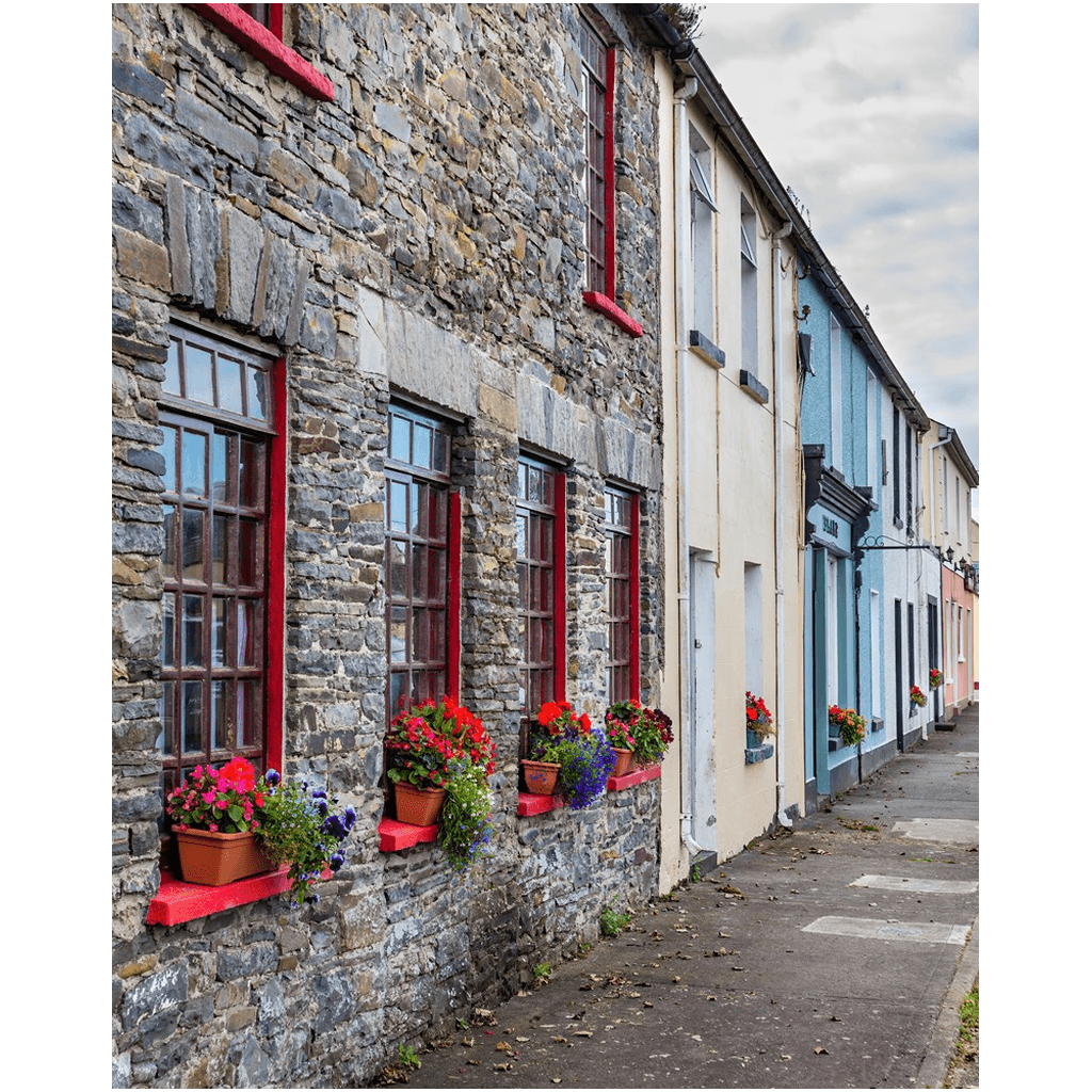 Print - Colourful Carrigaholt Village, Loophead Peninsula, County Clare - James A. Truett - Moods of Ireland - Irish Art