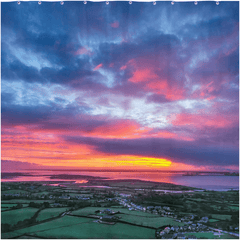 Shower Curtain - Magical Sunrise over Kildysart, County Clare - James A. Truett - Moods of Ireland - Irish Art