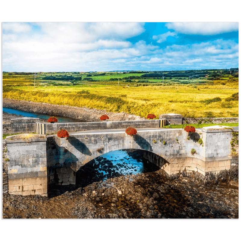 Print - Carrigaholt Bridge over Moyarta River, County Clare - Moods of Ireland