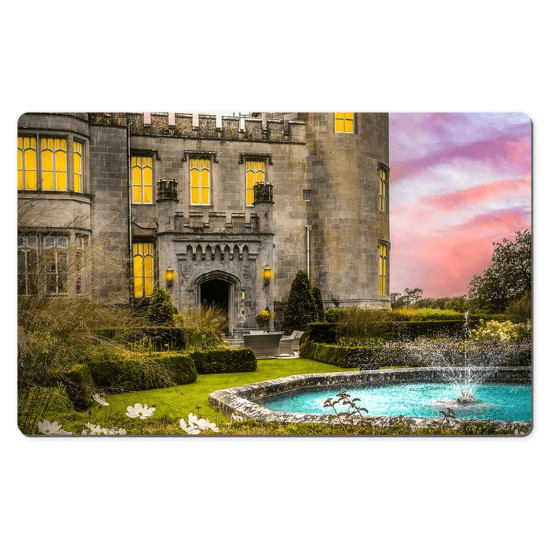 Desk Mat - Dromoland Castle at Sunset, County Clare - Moods of Ireland