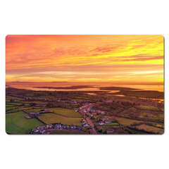 Desk Mat - November Sunrise over Kildysart, County Clare - James A. Truett - Moods of Ireland - Irish Art
