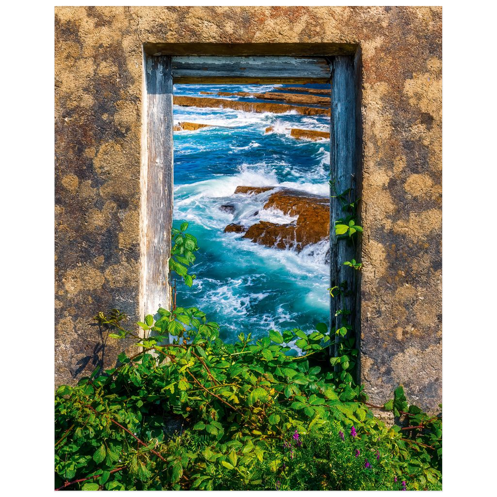 Print - Window to the Wild Atlantic, County Clare, Ireland