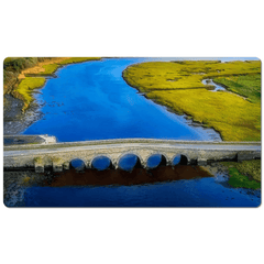 Desk Mat - Blackweir Bridge and Poulnasherry Bay, County Clare - James A. Truett - Moods of Ireland - Irish Art