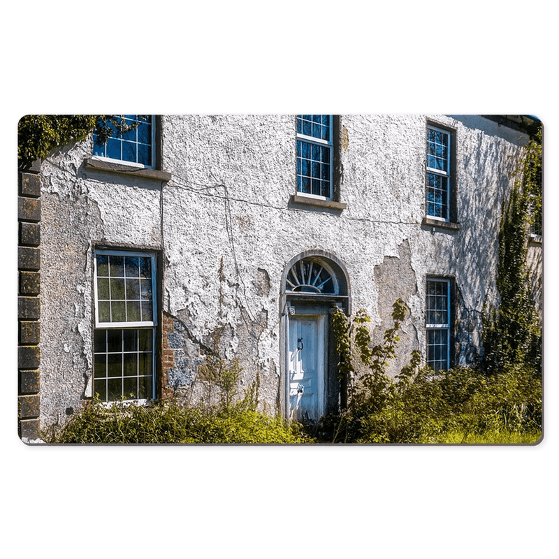 Desk Mat - Abandoned Irish Manor House, County Clare - James A. Truett - Moods of Ireland - Irish Art