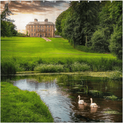 Shower Curtain - Doneraile Park, County Cork - James A. Truett - Moods of Ireland - Irish Art