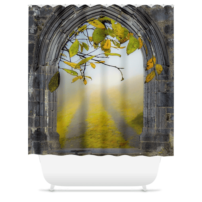 Shower Curtain - Uncertain Times - James A. Truett - Moods of Ireland - Irish Art