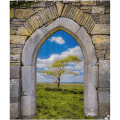 Shower Curtain - Portal to Irish Summer, County Clare - James A. Truett - Moods of Ireland - Irish Art