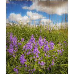 Shower Curtain - Ballycorick Bluebells - James A. Truett - Moods of Ireland - Irish Art