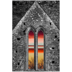 Print - Medieval Cathedral Sunrise at Rock of Cashel, County Tipperary - James A. Truett - Moods of Ireland - Irish Art