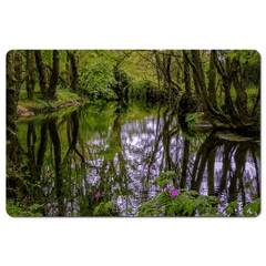 Desk Mat - Streamstown River Reflections, County Galway - James A. Truett - Moods of Ireland - Irish Art
