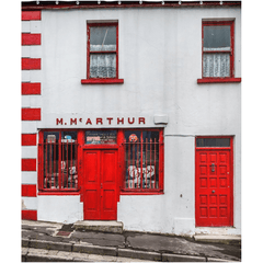 Shower Curtain - McArthur's Pub, Tulla, County Clare - James A. Truett - Moods of Ireland - Irish Art