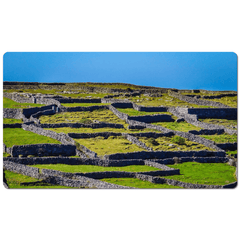 Desk Mat - Stone Walls of Inisheer, Aran Islands, County Galway - James A. Truett - Moods of Ireland - Irish Art