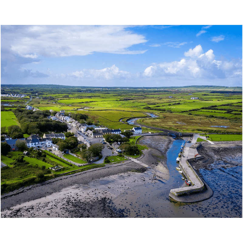 Print - Carrigaholt Village, Moyarta, County Clare - James A. Truett - Moods of Ireland - Irish Art