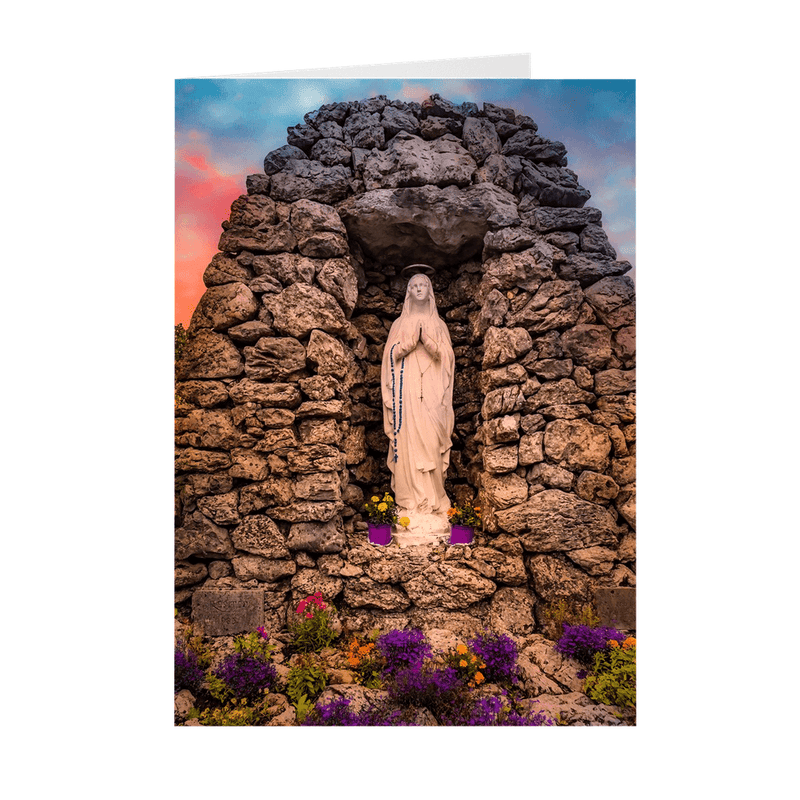 Folded Note Cards - Sancta Maria Grotto, Kilnamona, County Clare - James A. Truett - Moods of Ireland - Irish Art