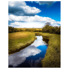 Print - Tranquil Winding Brook, County Clare - James A. Truett - Moods of Ireland - Irish Art