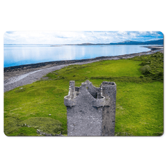 Desk Mat - Gleninagh Castle near Ballyvaughan, County Clare - James A. Truett - Moods of Ireland - Irish Art