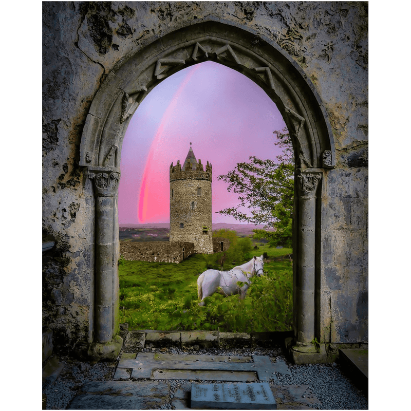Print - Medieval Castle in the County Clare Countryside - James A. Truett - Moods of Ireland - Irish Art