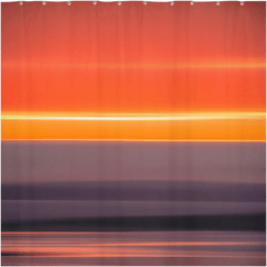 Shower Curtain - Blurred Lines Abstract Irish Sunrise, County Clare - James A. Truett - Moods of Ireland - Irish Art