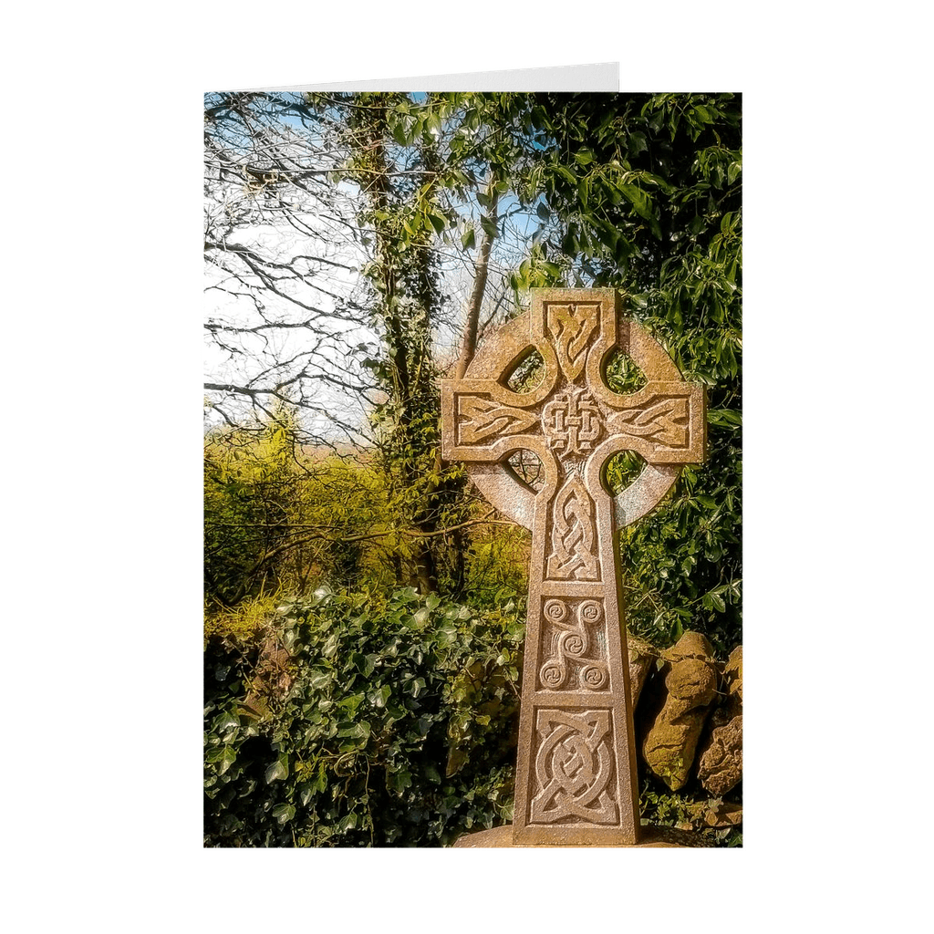 Folded Note Cards - Celtic Cross at Dysert O'Dea Graveyard, County Clare - James A. Truett - Moods of Ireland - Irish Art