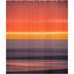 Shower Curtain - Blurred Lines Abstract Irish Sunrise, County Clare - James A. Truett - Moods of Ireland - Irish Art