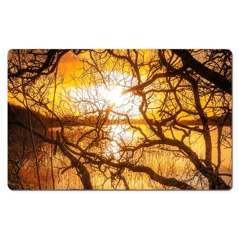 Desk Mat - Reflections on Dromore Lough, County Clare - James A. Truett - Moods of Ireland - Irish Art