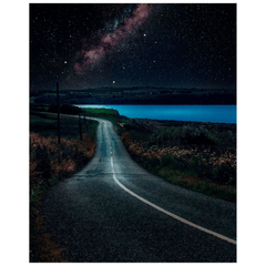 Print - Night sky over Shannon Estuary, County Clare - Moods of Ireland