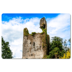Desk Mat - Dangan Castle ruins, Ballynacally, County Clare - James A. Truett - Moods of Ireland - Irish Art