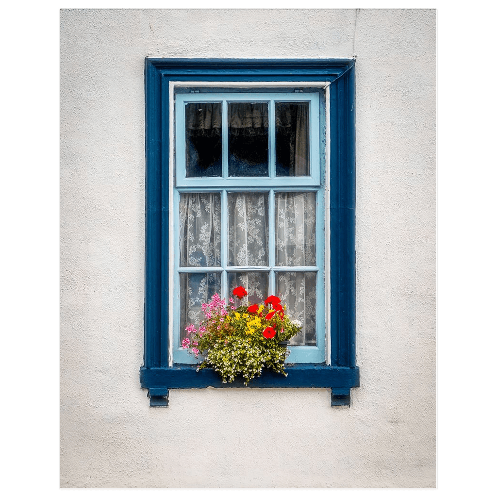 Print - Ballyvaughan Window Box, County Clare - Moods of Ireland
