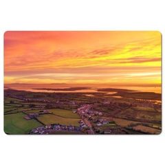 Desk Mat - November Sunrise over Kildysart, County Clare - James A. Truett - Moods of Ireland - Irish Art