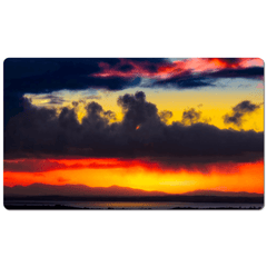 Desk Mat - Moody Sunrise over Ireland's Shannon Estuary - James A. Truett - Moods of Ireland - Irish Art