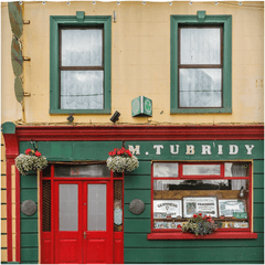 Shower Curtain - Tubridy's Pub and B&B in Cooraclare, County Clare - James A. Truett - Moods of Ireland - Irish Art