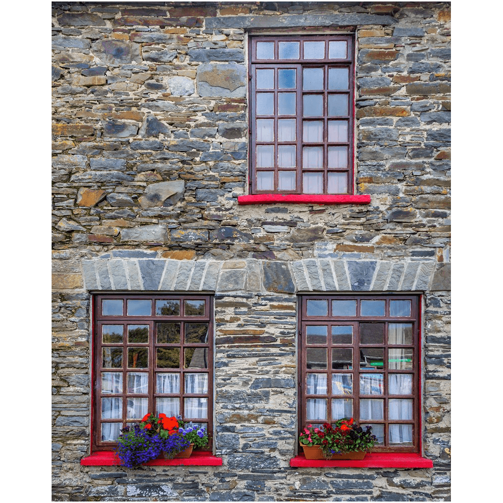 Print - Stone Building in Carrigaholt, County Clare - James A. Truett - Moods of Ireland - Irish Art