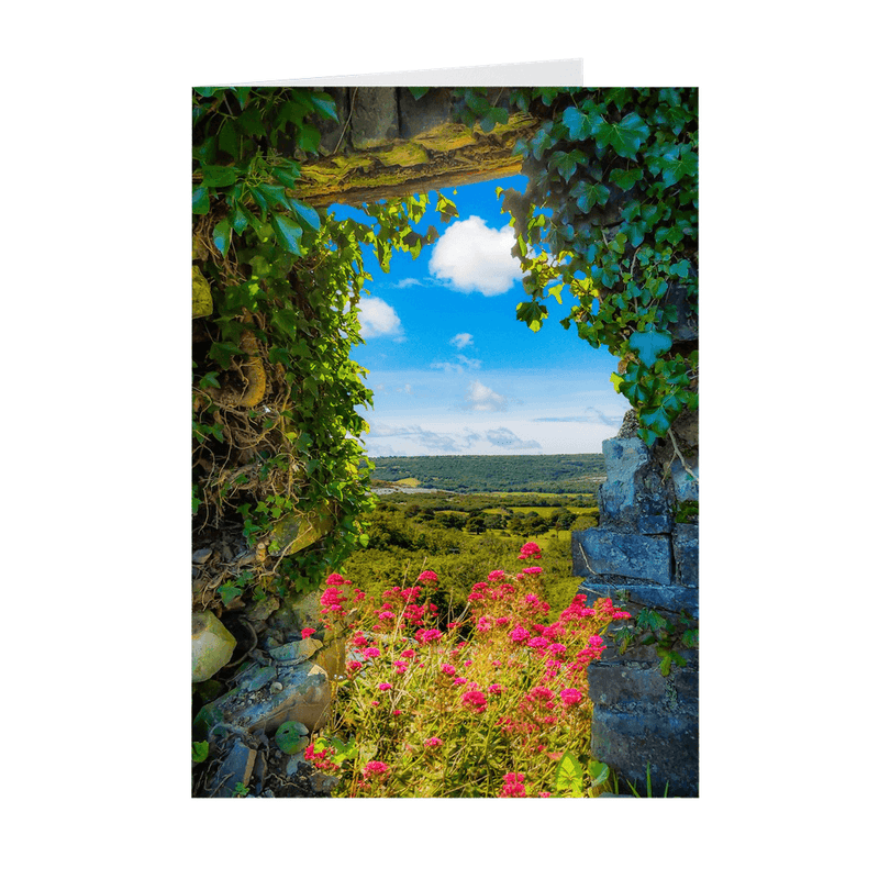 Folded Note Cards - Secret Irish Garden, County Clare - James A. Truett - Moods of Ireland - Irish Art