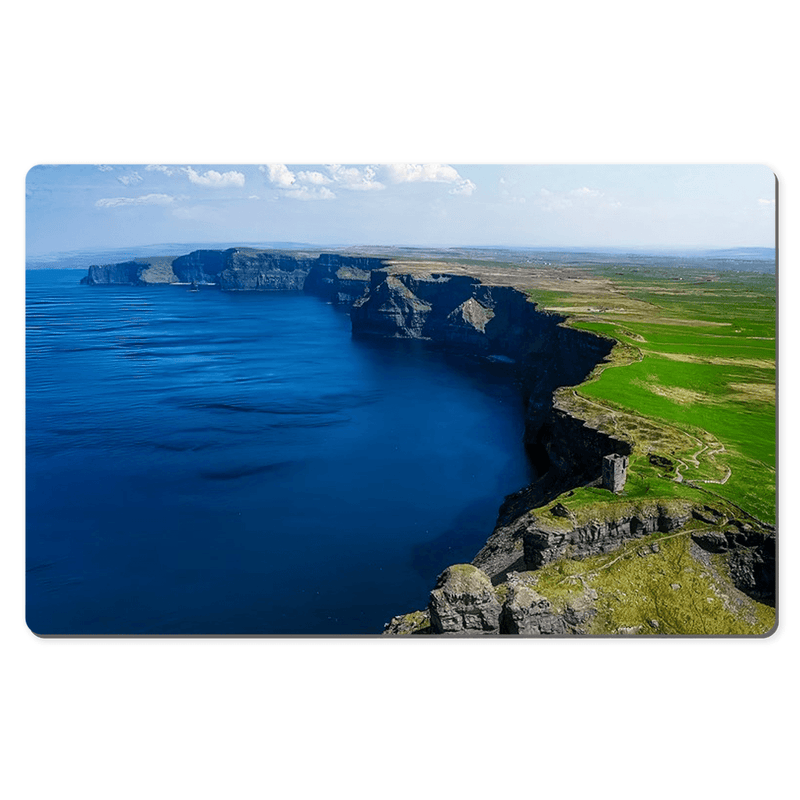 Desk Mat - Majestic Cliffs of Moher from Hag's Head, County Clare - James A. Truett - Moods of Ireland - Irish Art