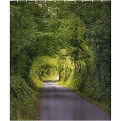 Shower Curtain - Green Tunnel, County Clare, Ireland - James A. Truett - Moods of Ireland - Irish Art