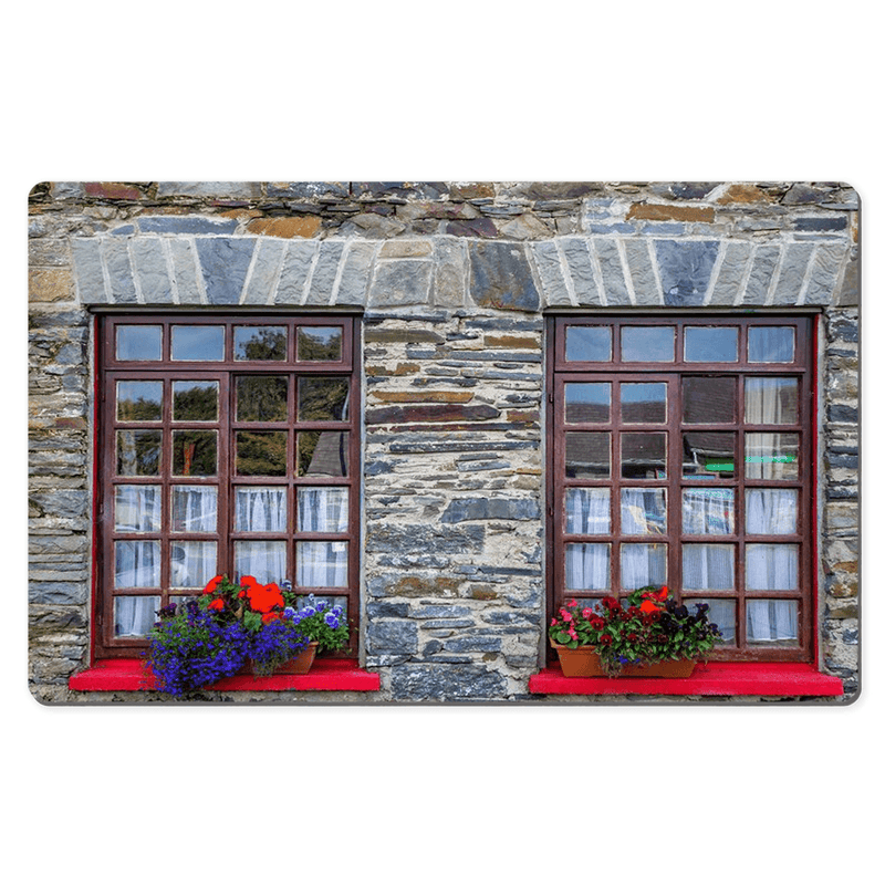 Desk Mat - Stone Building in Carrigaholt, County Clare - James A. Truett - Moods of Ireland - Irish Art